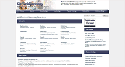 Desktop Screenshot of kidwebdirectory.com